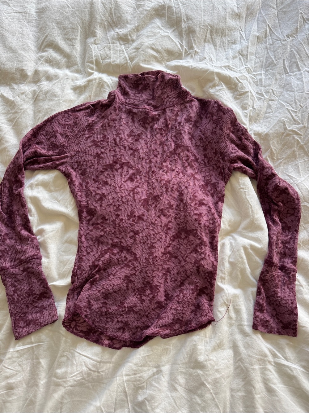 Free people Women’s Floral Texture Turtleneck